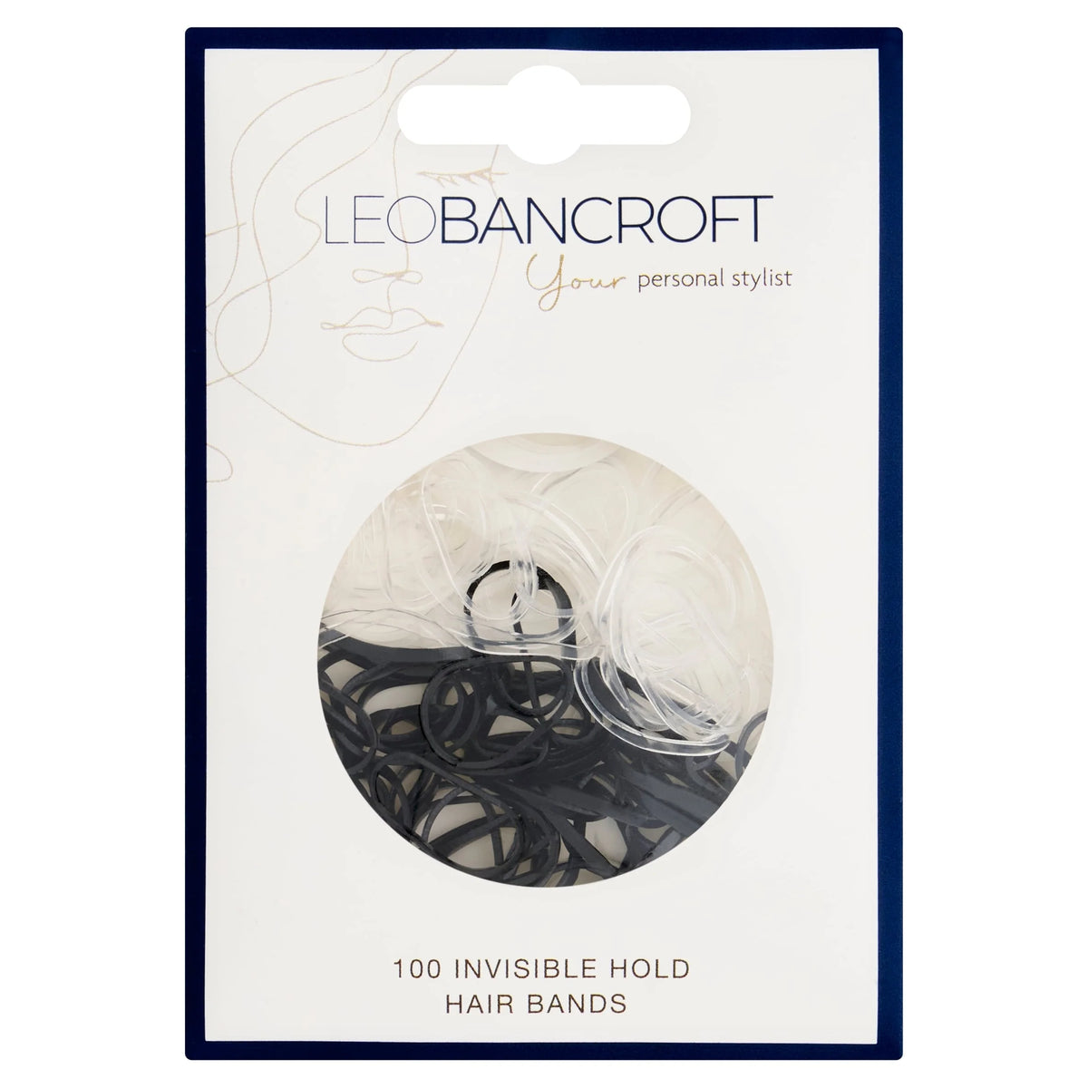 Invisible Hold Hair Bands 100 by LEO BANCROFT