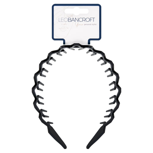 Plastic Toothed Headband by LEO BANCROFT