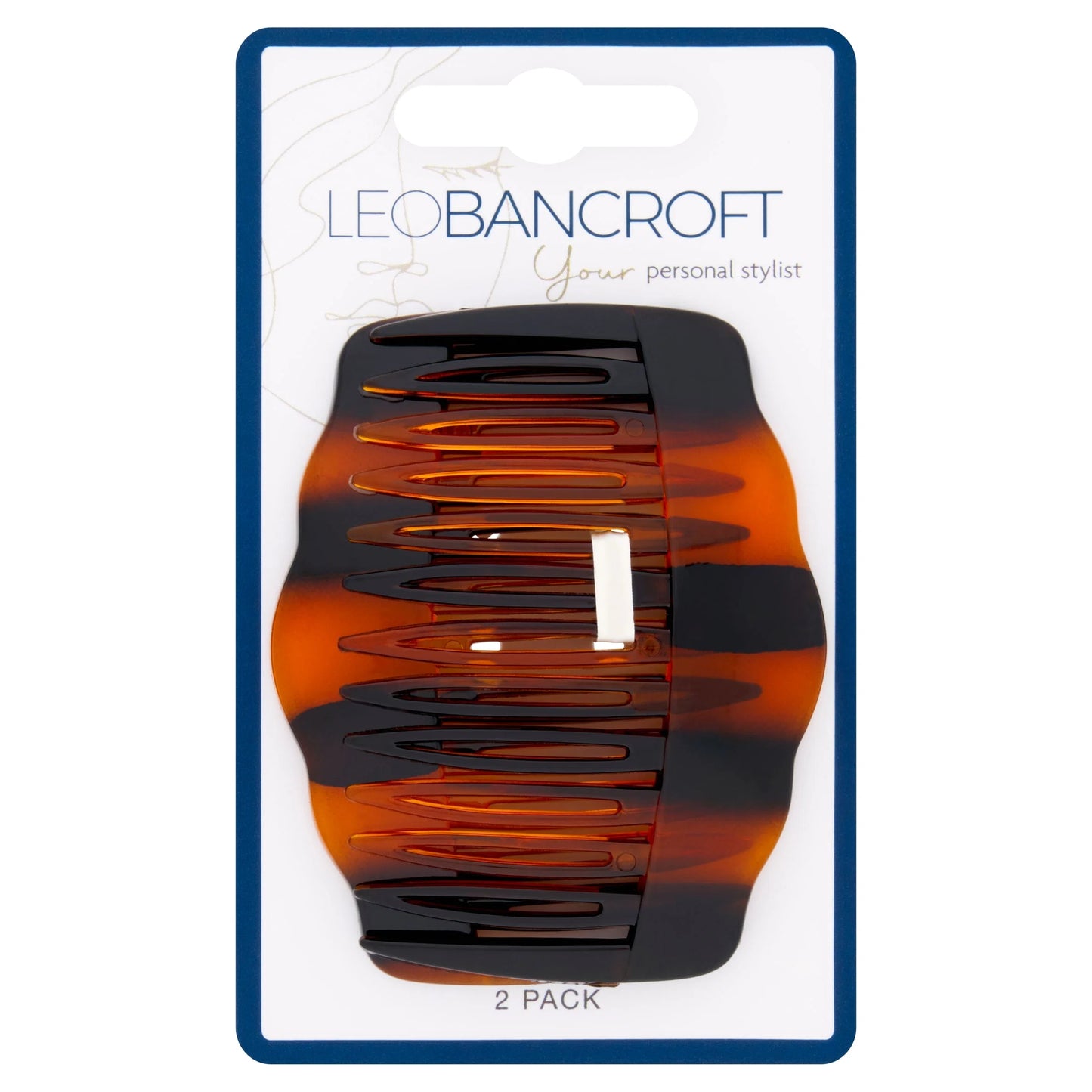 Side Combs Tort. 2 Pack by LEO BANCROFT