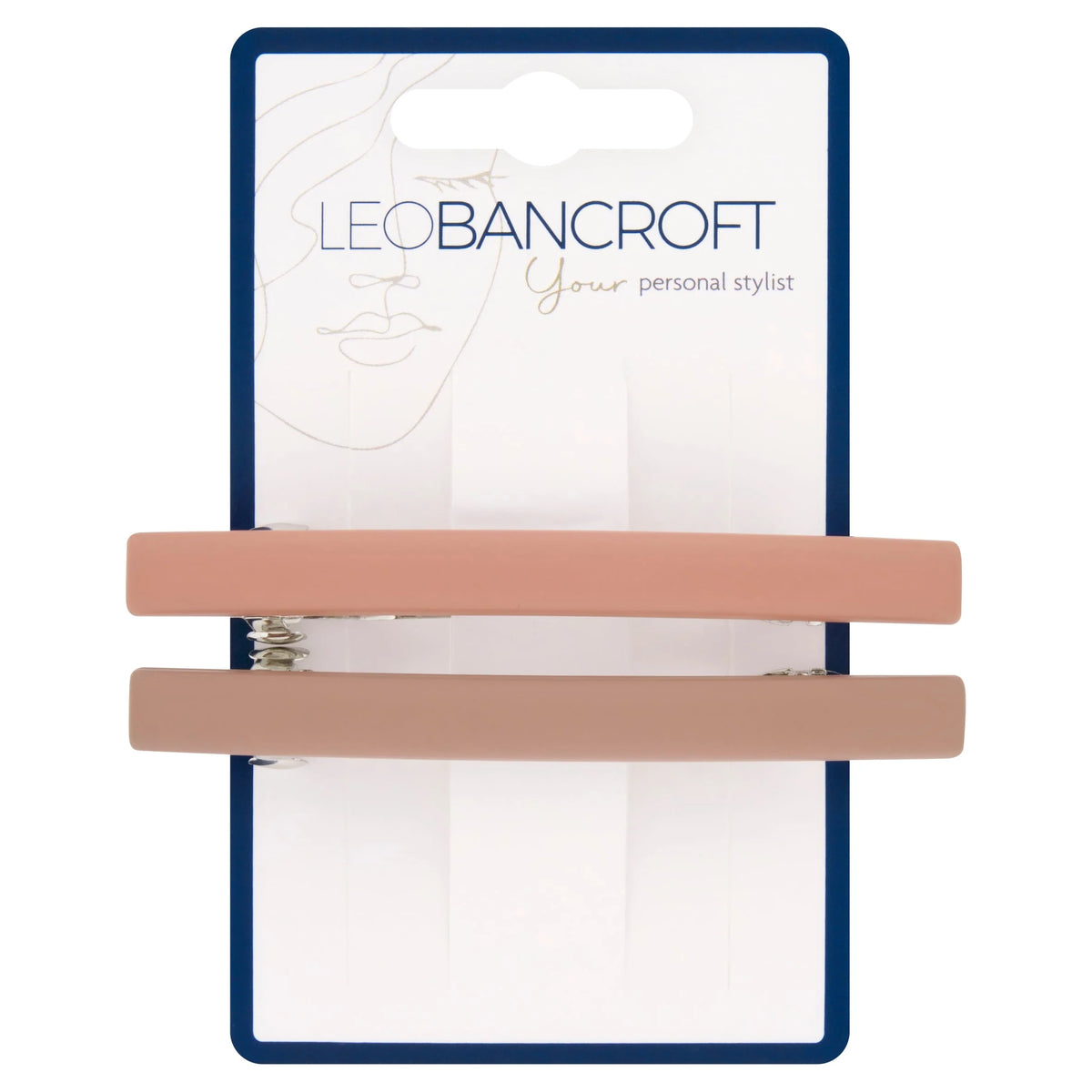 Small Barrette Black Tort. 2 Pack by LEO BANCROFT