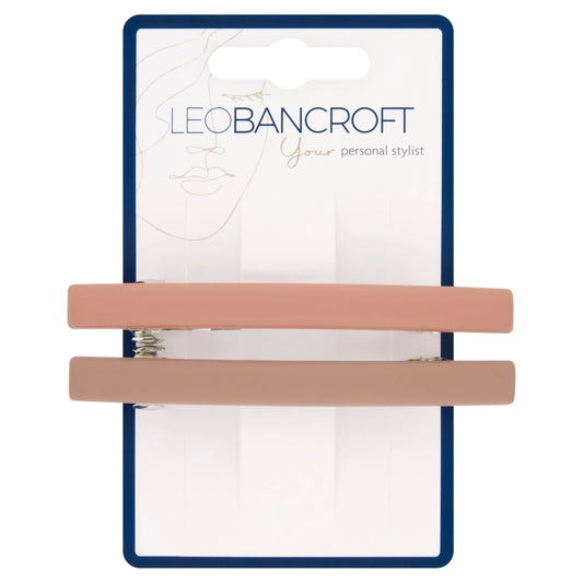 Small Barrette Black Tort. 2 Pack by LEO BANCROFT