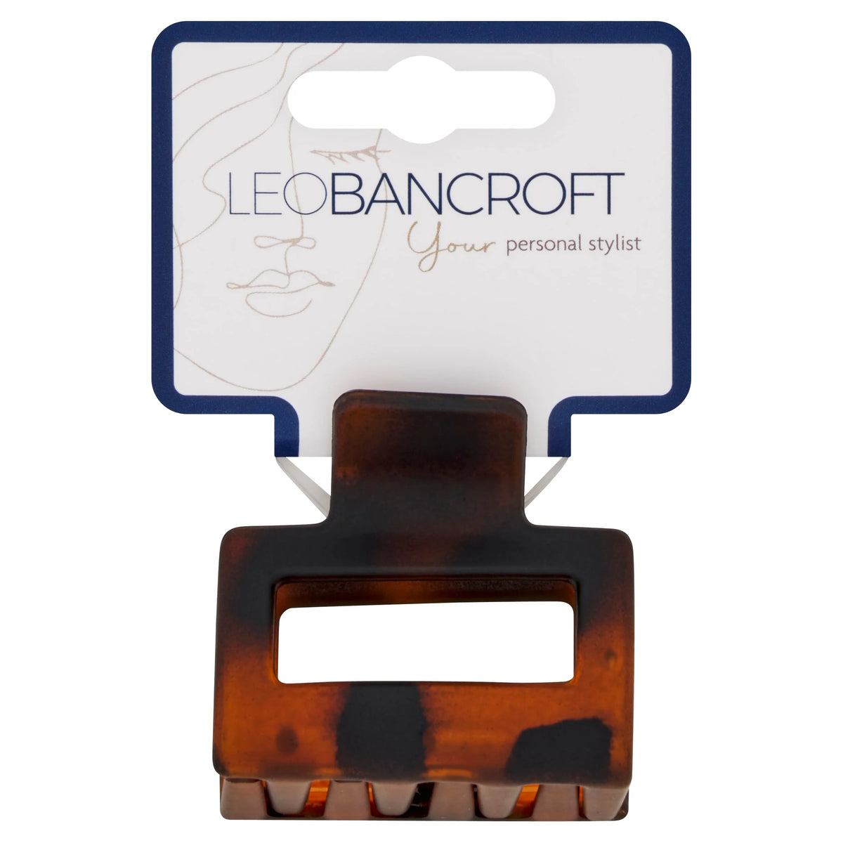 Small Square Claw Clip Tort by LEO BANCROFT