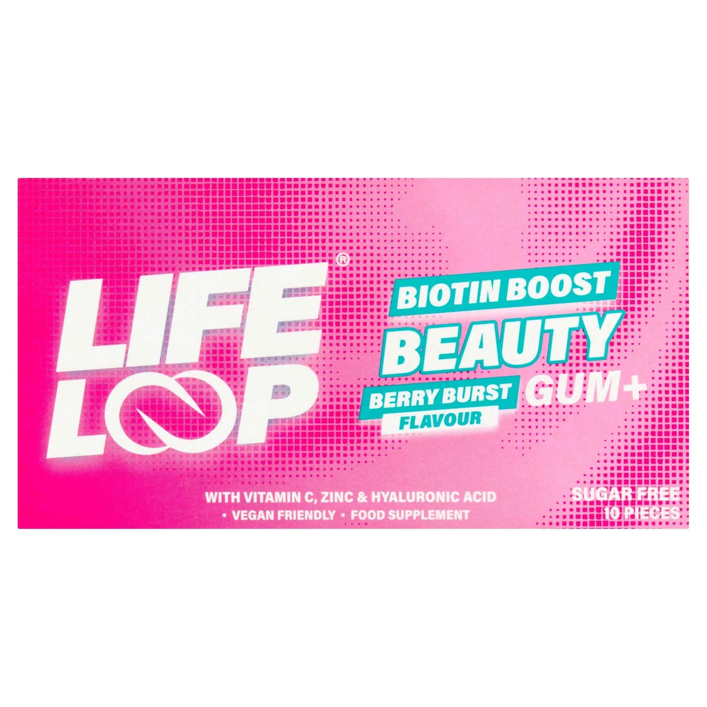 Beauty Biotin Boost Berry Burst Gum by LIFE LOOP