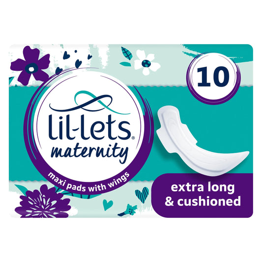10 Extra Long Maternity Maxi Pads by LIL-LETS