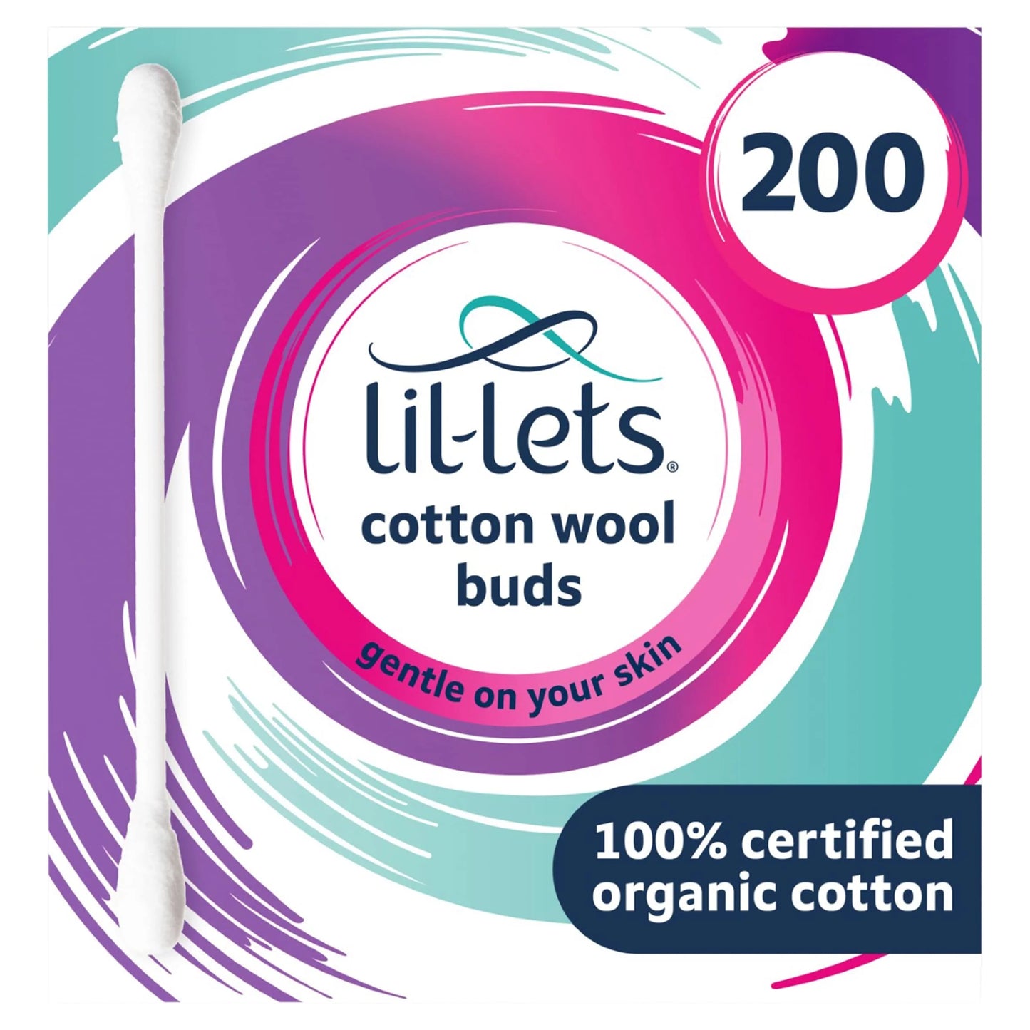 200 Cotton Wool Buds by LIL-LETS