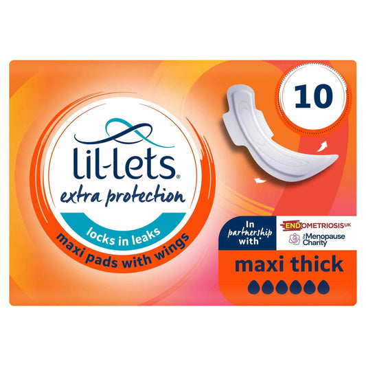 Extra Protection 10 Maxi Pads With by LIL-LETS