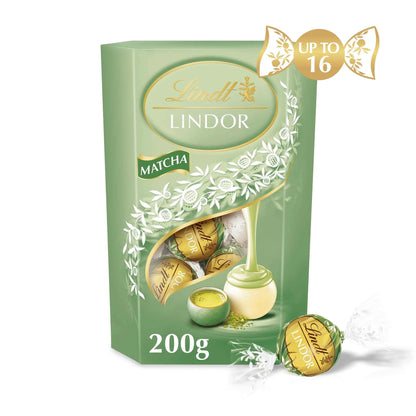 Lindt Matcha White Chocolate Truffle Box 200g by LINDOR