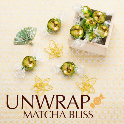 Lindt Matcha White Chocolate Truffle Box 200g by LINDOR