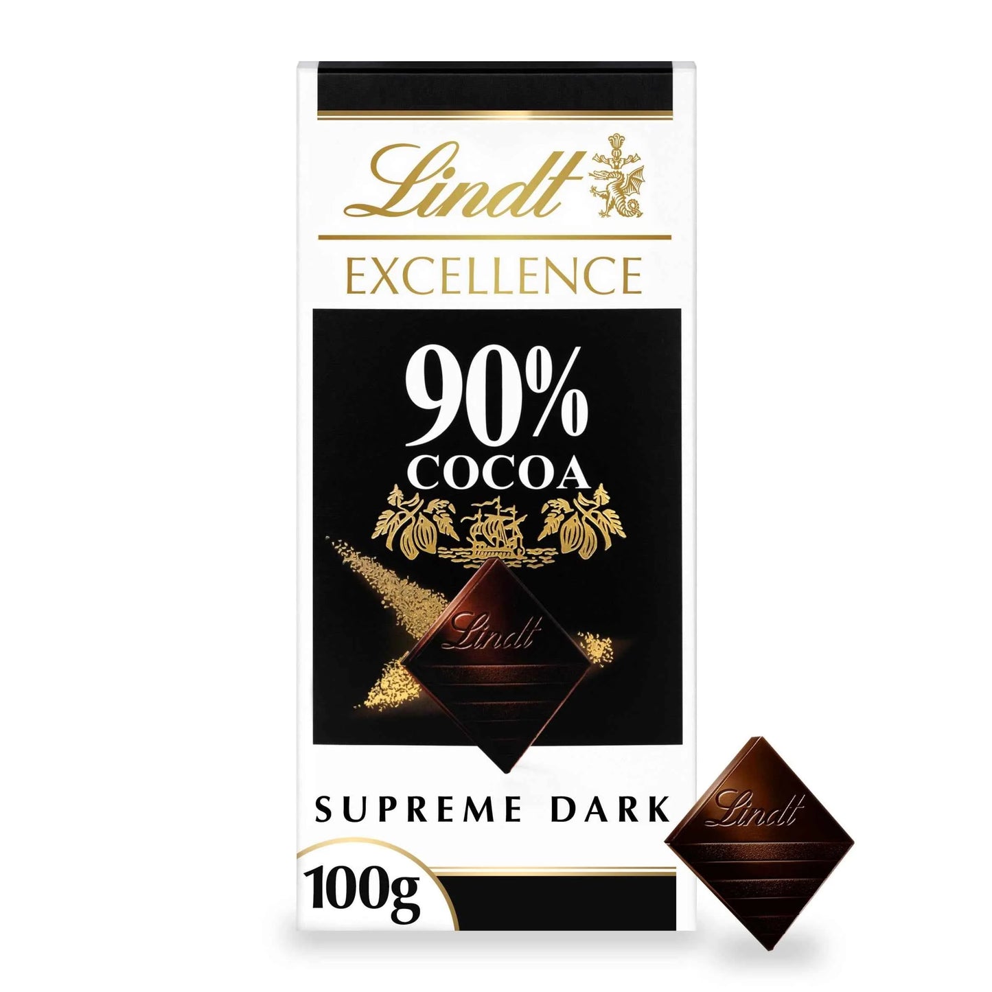 Excellence Dark 90% Cocoa Chocolate Bar by Lindt