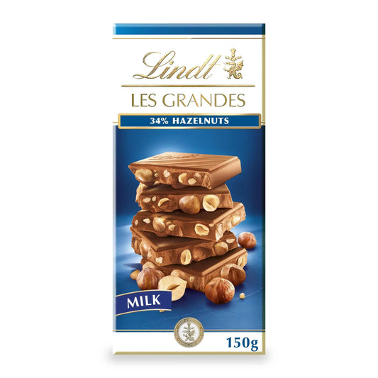 Hazelnut Milk Chocolate Bar 150g by Lindt