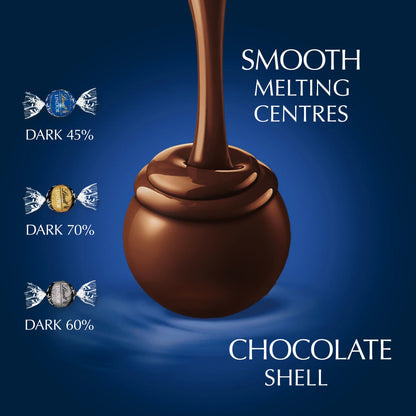 Lindor Assorted Dark Chocolate Truffles by Lindt at The British Vault