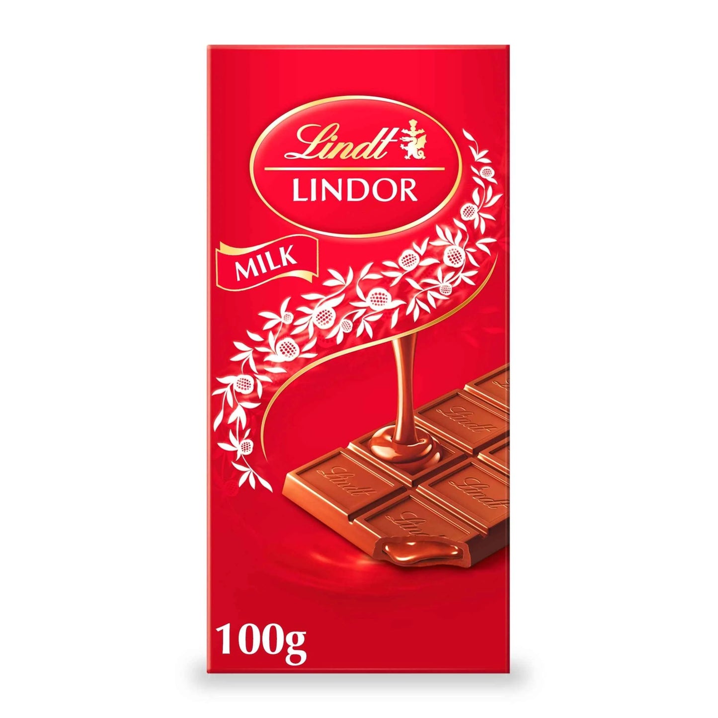 Lindor Milk Chocolate Bar 100g by Lindt