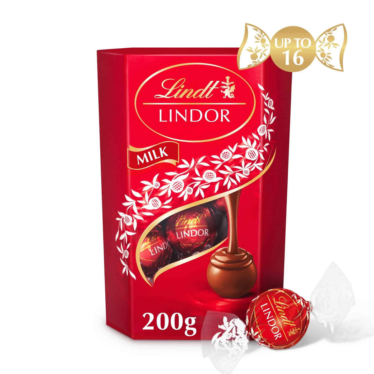 Lindor Milk Chocolate Truffles Box 200g by Lindt