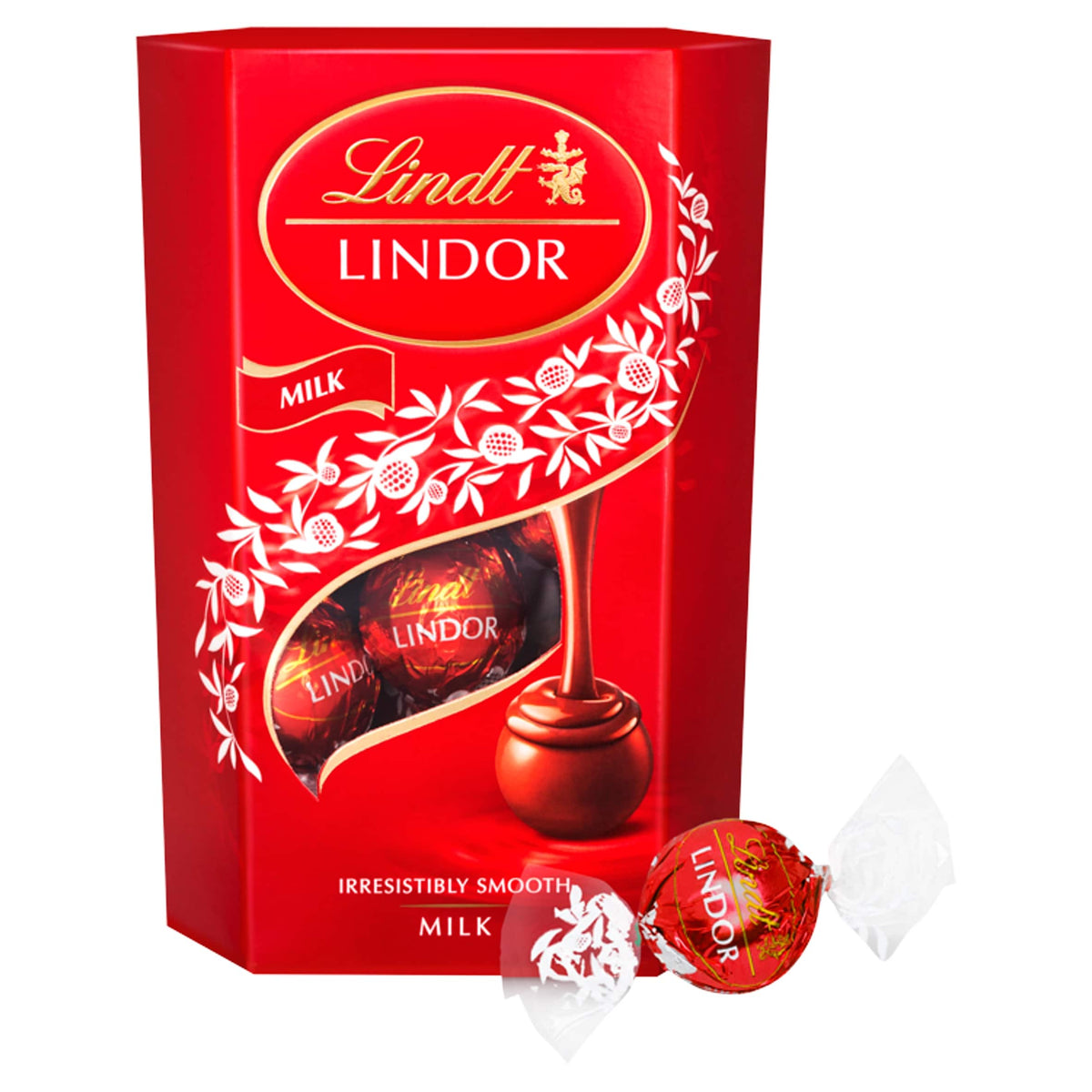 Lindor Milk Chocolate Truffles Box 200g by Lindt
