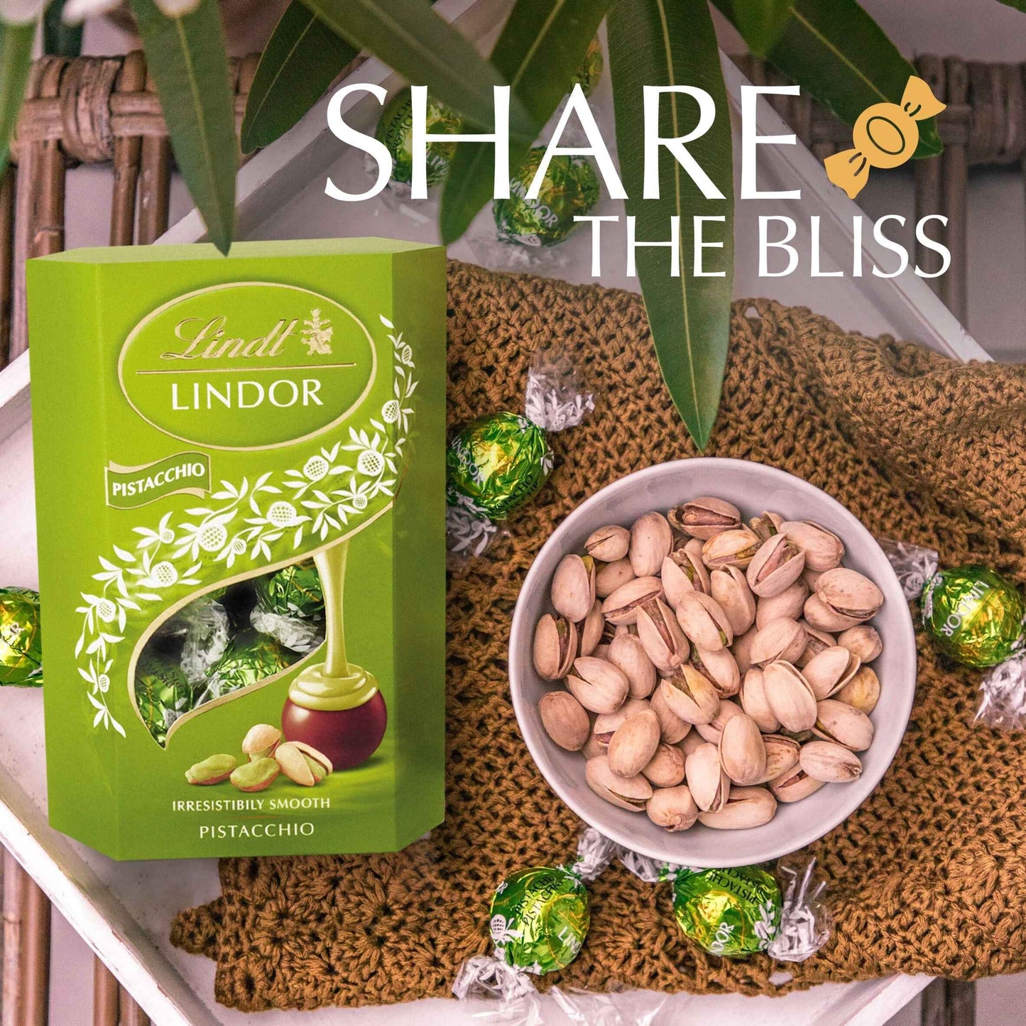 Lindor Pistachio Chocolate Truffles Uk by Lindt