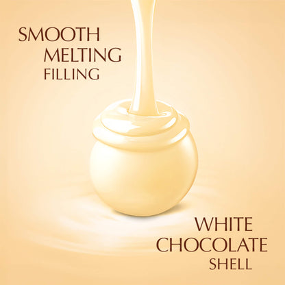 Lindor White Chocolate Truffles Carton by Lindt