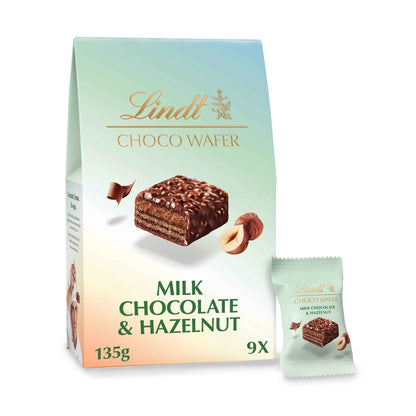 Milk Chocolate & Hazelnut Choco Wafers by Lindt
