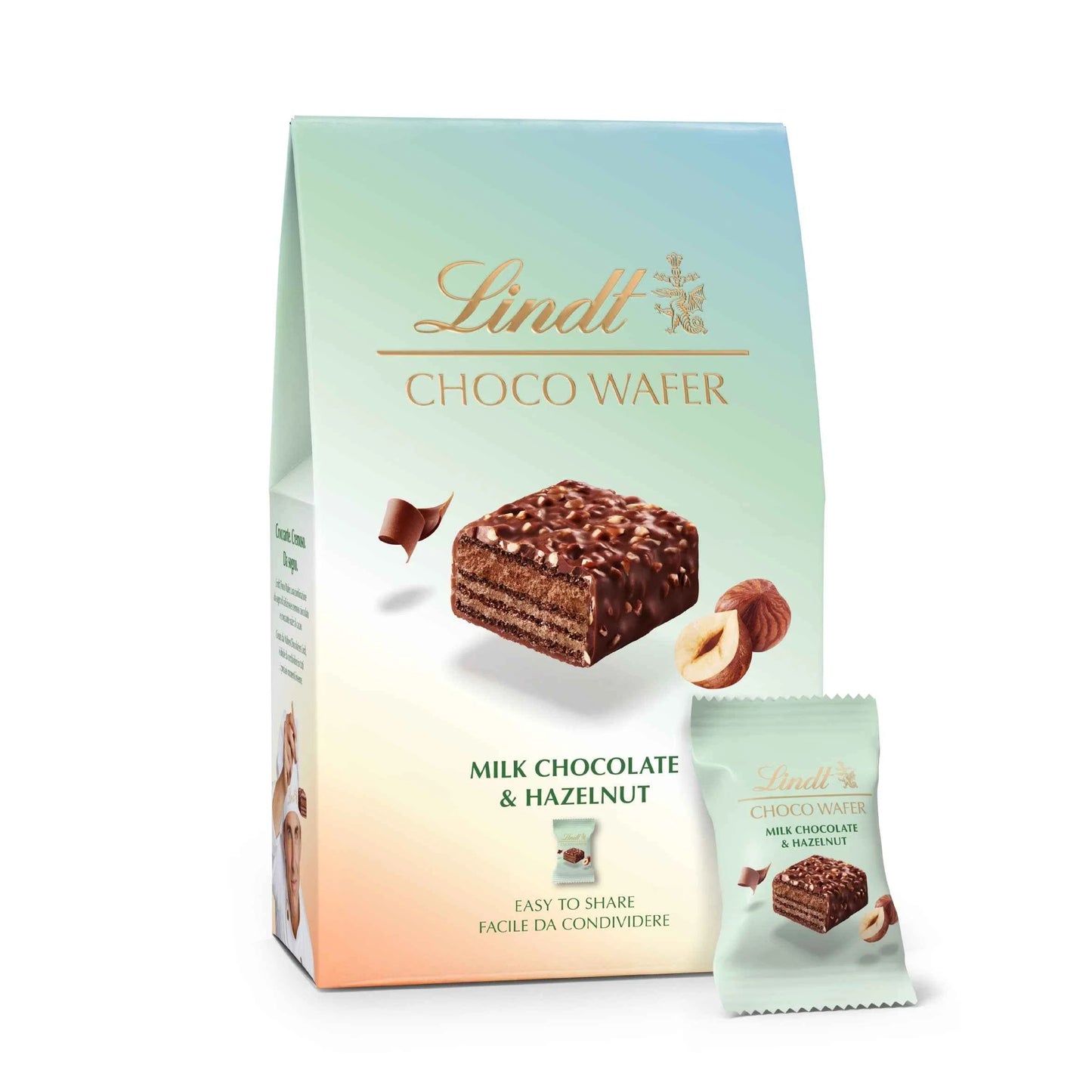 Milk Chocolate & Hazelnut Choco Wafers by Lindt