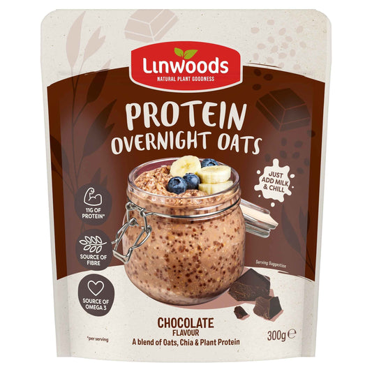 Protein Overnight Oats Chocolate by LINWOODS