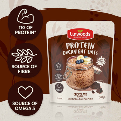 Protein Overnight Oats Chocolate by LINWOODS