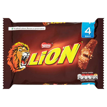 Lion Milk Chocolate Bar Multipack 42g 4 Pack by Nestle