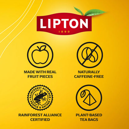 Lemon & Ginger Refresh 20 Tea Bags 34g by Lipton