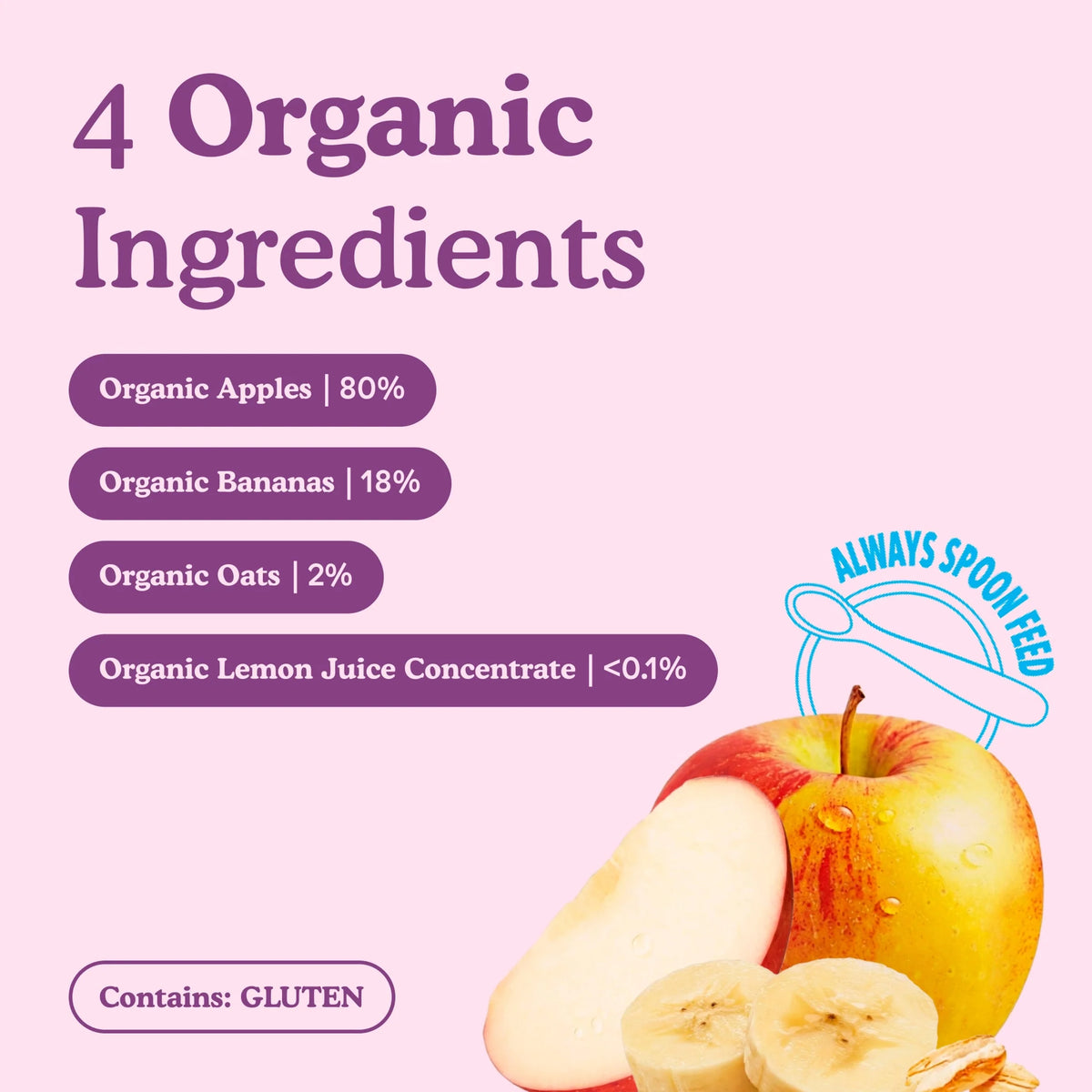 Organic Apples, Bananas & Oats by little freddie