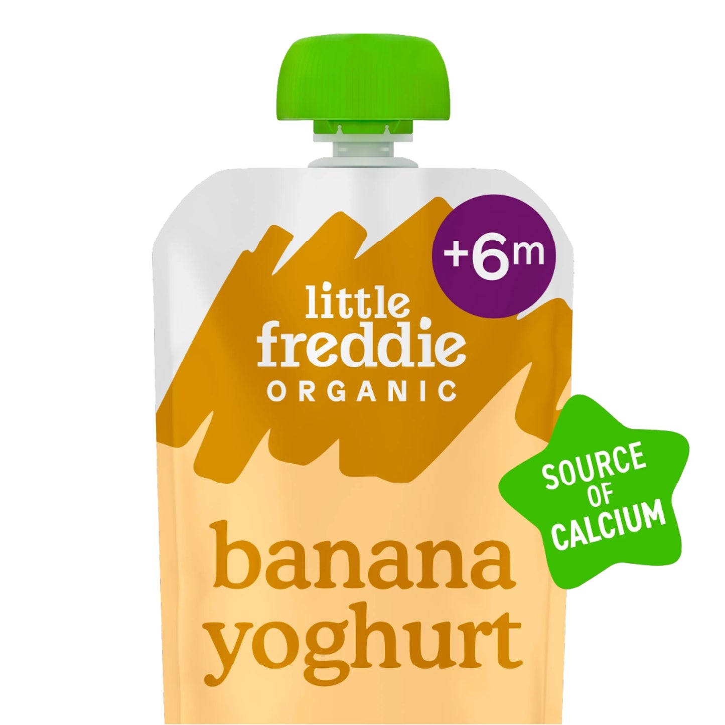 Organic Banana Greek Style Yoghurt Baby Food Pouch by little freddie