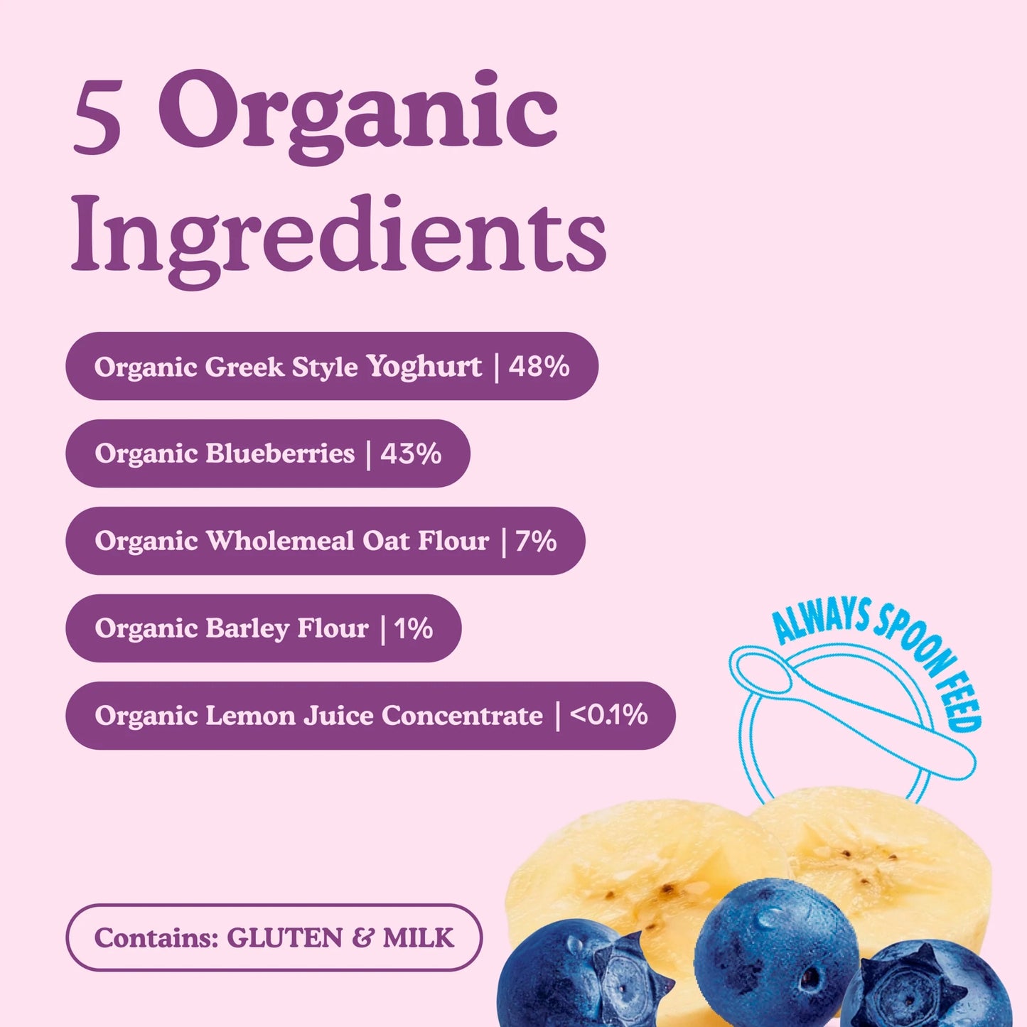 Organic Blueberry & Banana by little freddie