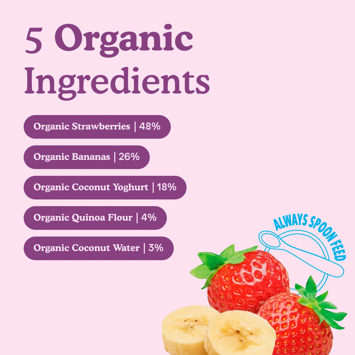Organic Dairy Free Strawberry by little freddie