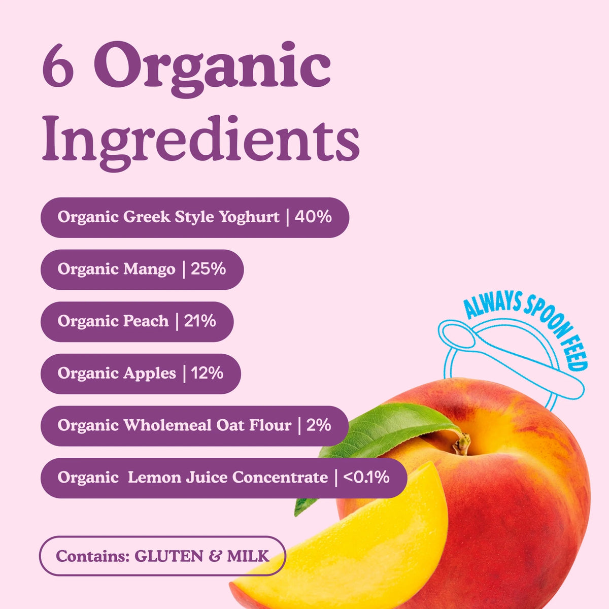 Organic Mango & Peach Greek by little freddie