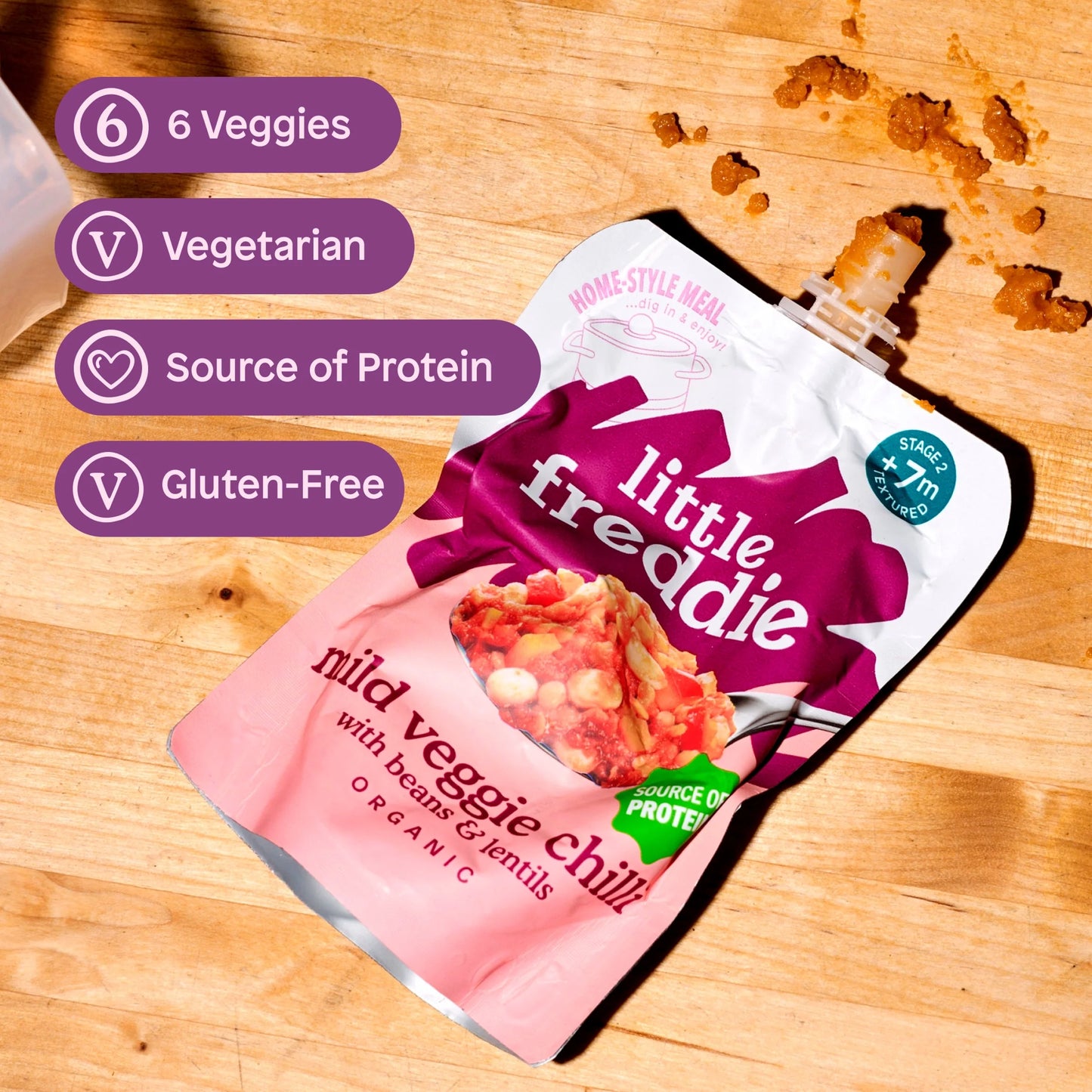Organic Mild Veggie Chilli by little freddie