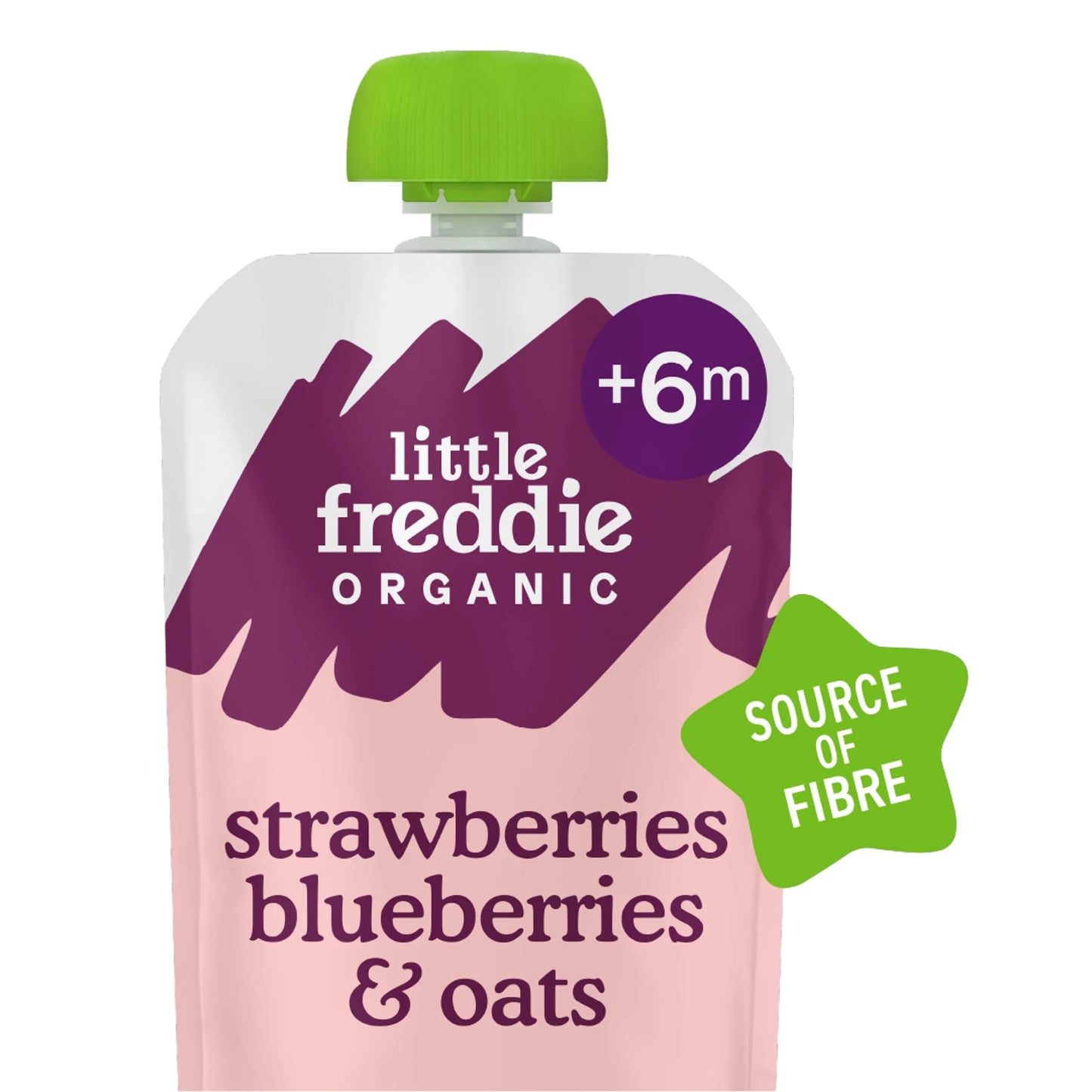 Organic Strawberries, Blueberries & Oats Baby Food by little freddie