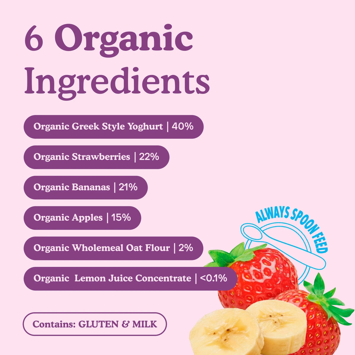 Organic Strawberry & Banana by little freddie