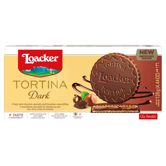 Tortina Dark Chocolate & Hazelnut by LOACKER