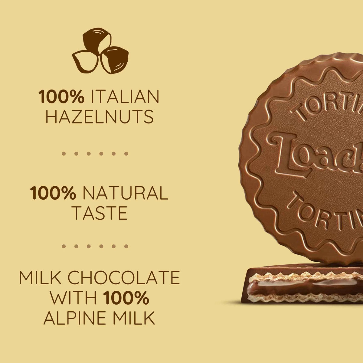 Tortina Original Milk Chocolate & by LOACKER