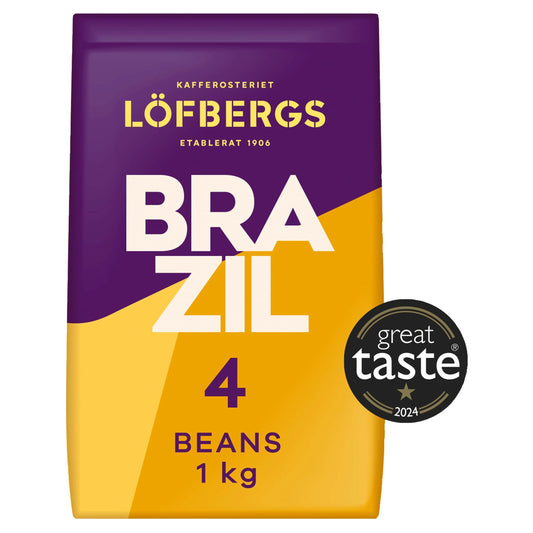 Brazil Single Origin Whole Coffee by Lofbergs