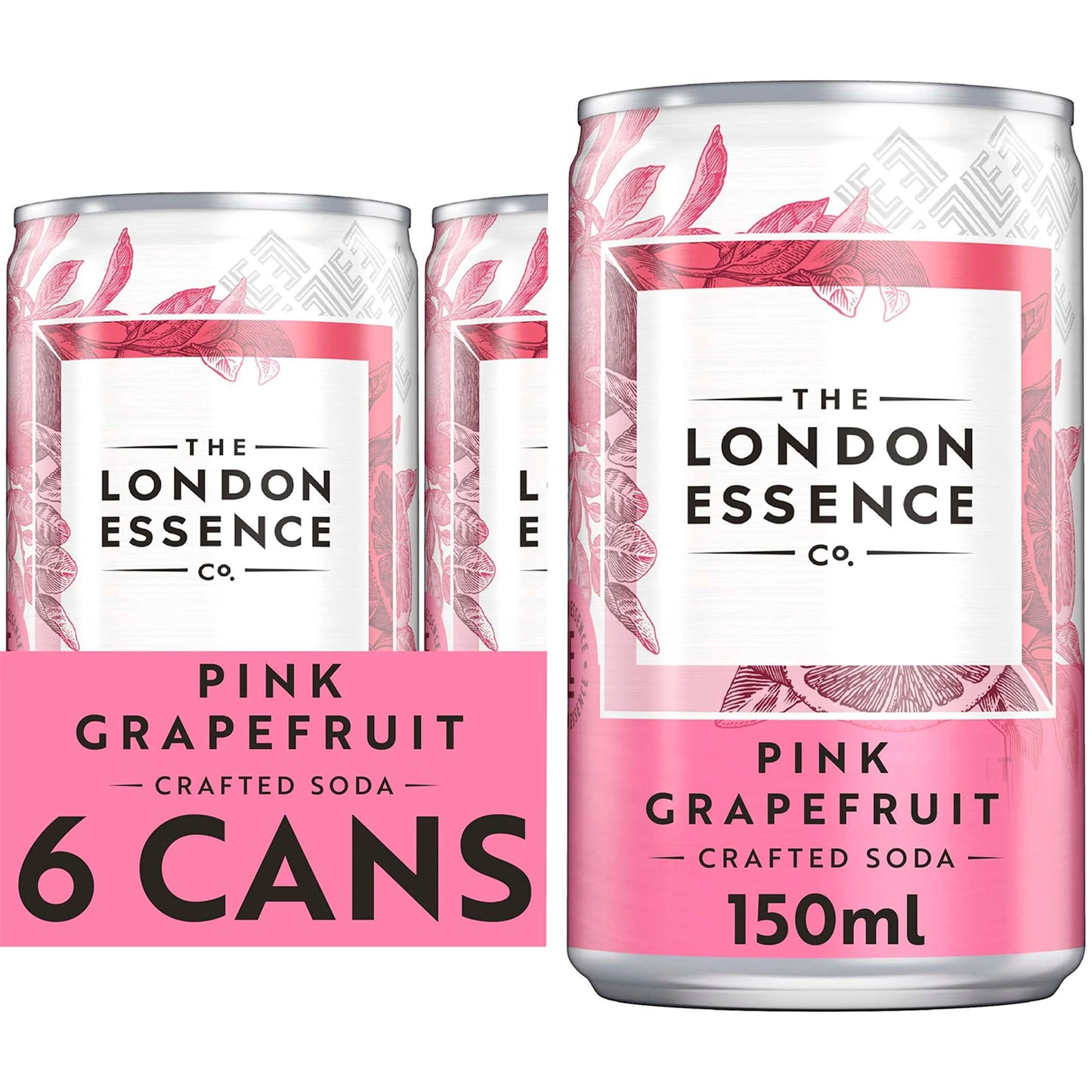 Pink Grapefruit Crafted Soda 6 by LONDON ESSENCE