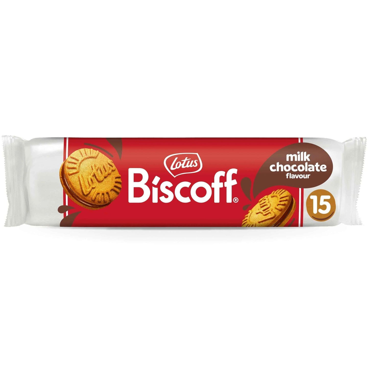 Biscoff Sandwich Biscuits Milk by Lotus