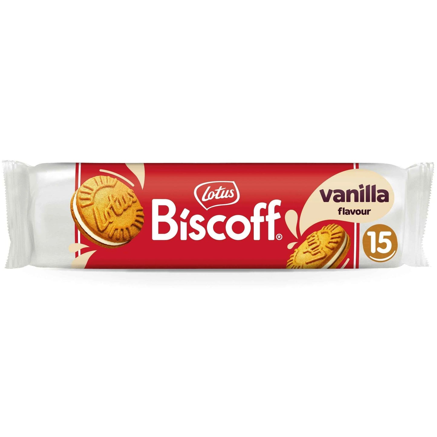 Biscoff Sandwich Biscuits - Vanilla by Lotus