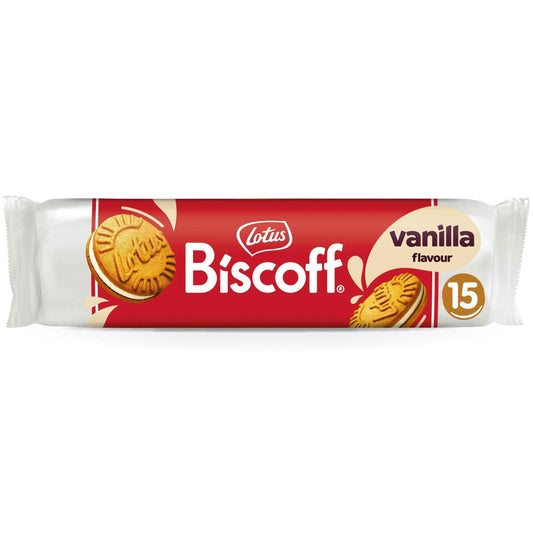 Biscoff Sandwich Biscuits - Vanilla by Lotus