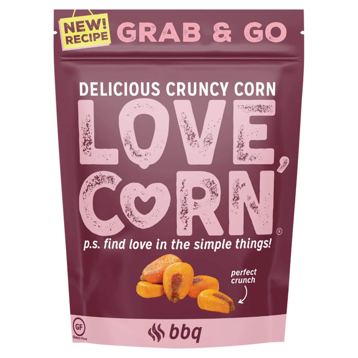 Love,corn Bbq Roasted Corn Snack 45g by LOVE CORN