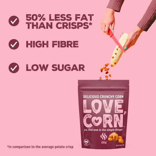 Love,corn Bbq Roasted Corn Snack 45g by LOVE CORN
