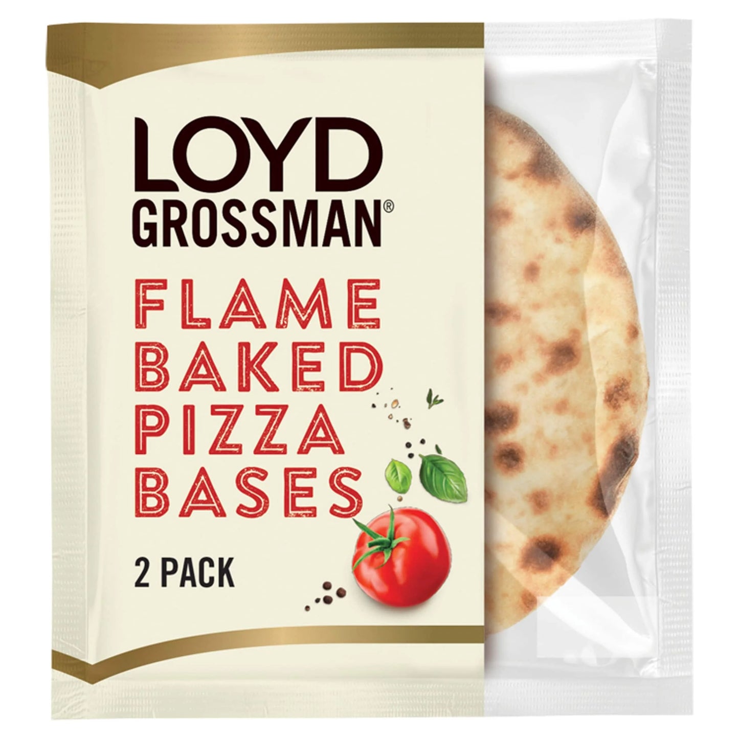 Flame Baked Pizza Bases 2 Pack by LOYD GROSSMAN