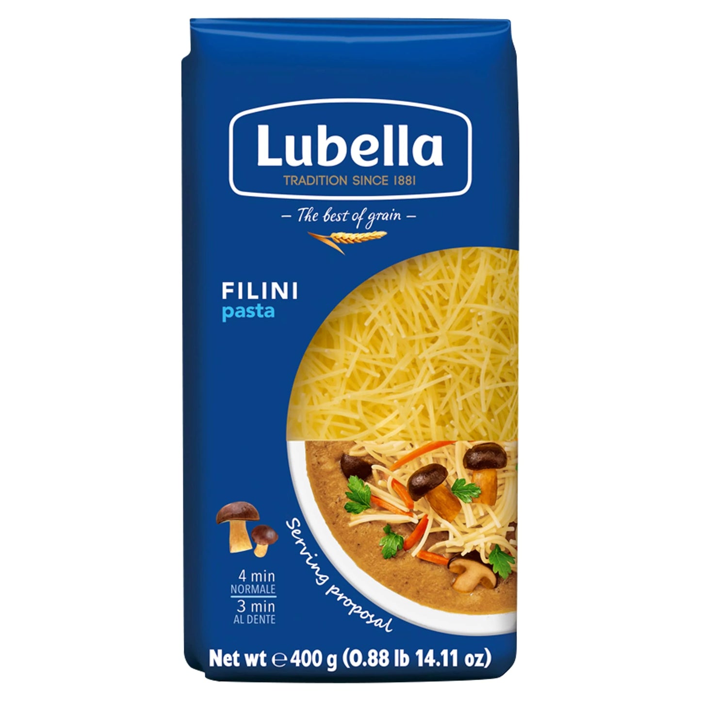 Pasta 400g by LUBELLA
