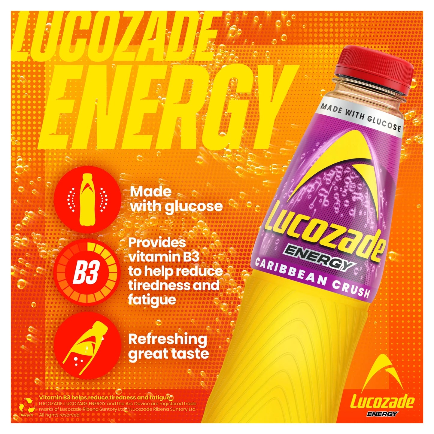 Energy Drink Caribbean Crush 4 X by Lucozade