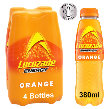 Energy Drink Orange 4 X 380ml by Lucozade