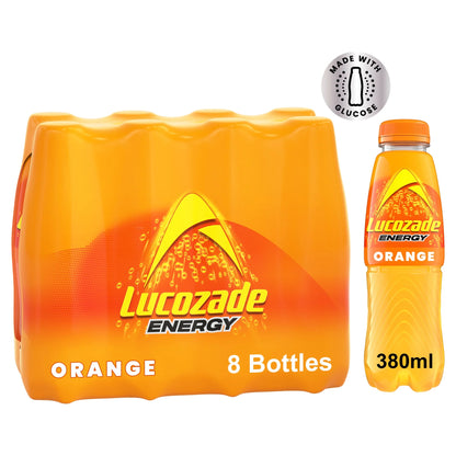 Energy Drink Orange 8 X 380ml by Lucozade