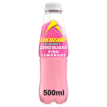 Energy Zero Pink Lemonade 500ml by Lucozade