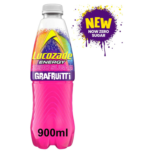 Energy Zero Sugar Drink Grafruitti by Lucozade
